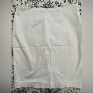 The Limited Elegant White Pencil Skirt Size 8